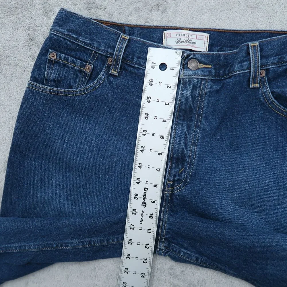 Levi's Signature Jeans Women's 14 Short Blue High-Rise Relaxed Fit 28